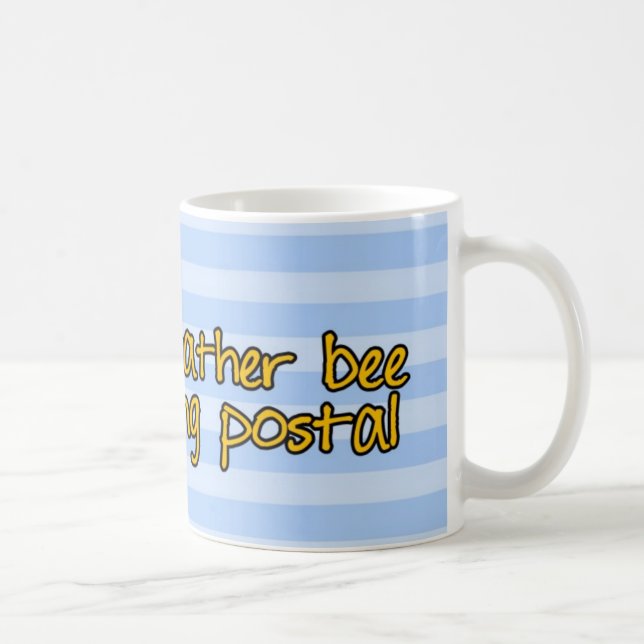 Mug abeille de travailleur - travailleur postal (Droite)