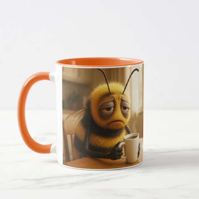Mug Abeille Fantastique Mignonne Très Fatiguée (Gauche)