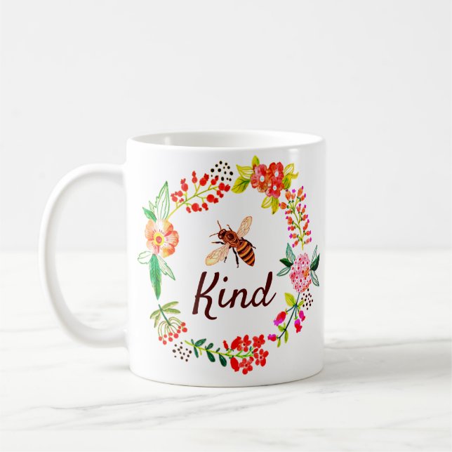 Mug Abeille fleurie (Gauche)