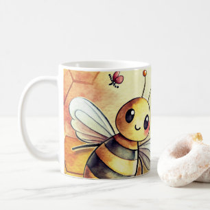 Mug Abeille Heureuse Nid d'Abeille Bourdon