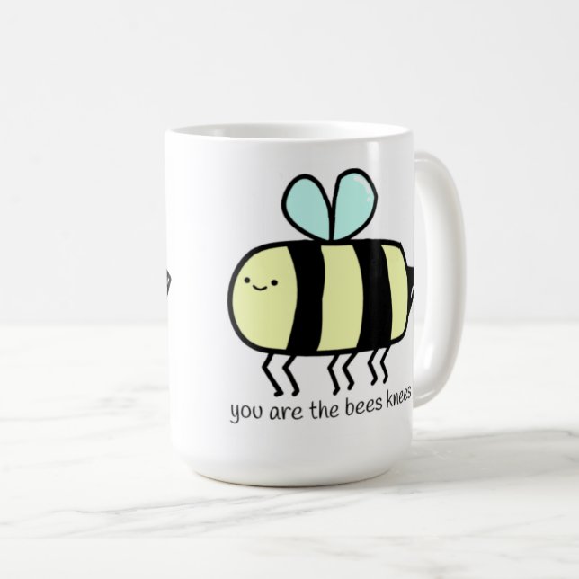 Mug abeille mignonne avec citation (Devant droit)