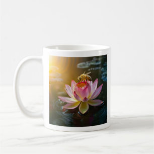 Mug Abeille sur fleur de lotus
