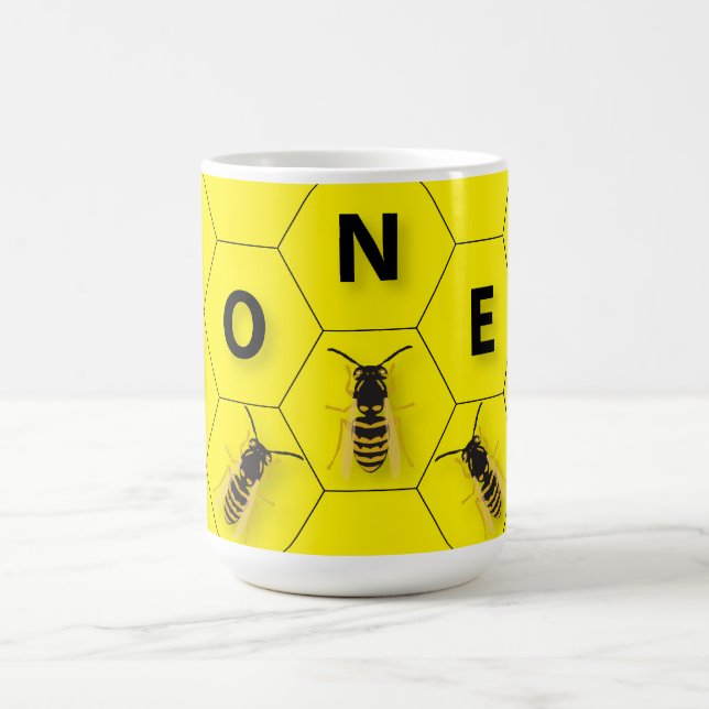 Mug Abeilles et nid d'abeille (Centre)