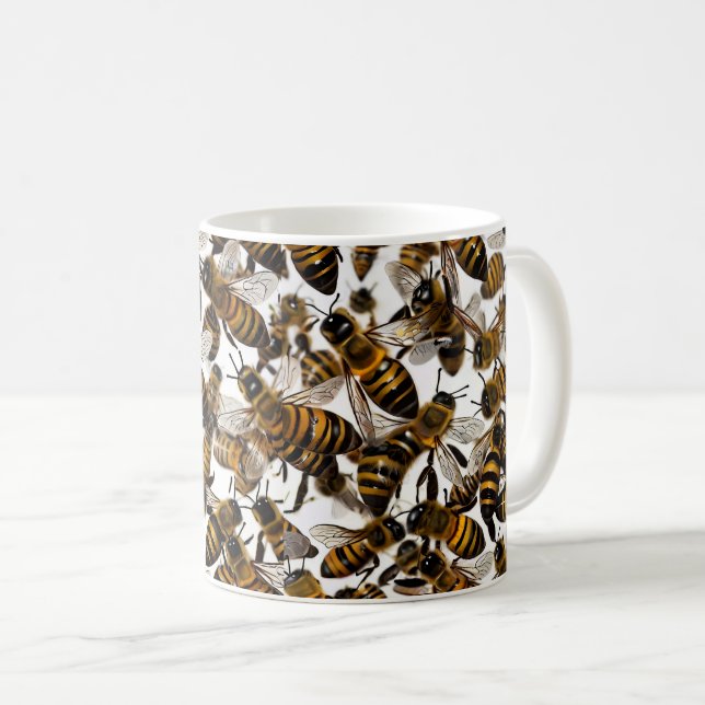 Mug Abeilles jaunes (Devant droit)