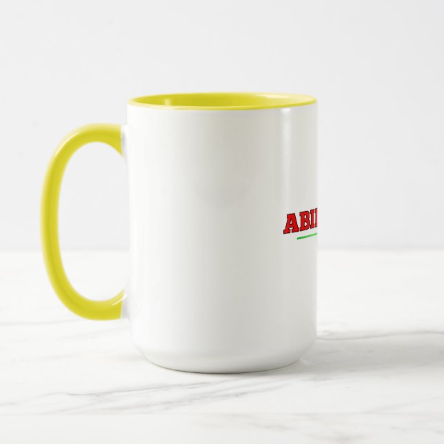 Mug Abide en DIEU (Gauche)