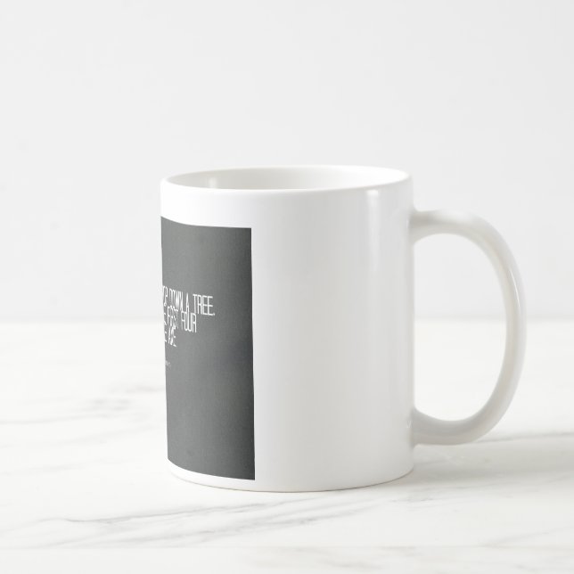 Mug Abraham Lincoln "côtelette citation en bas (Droite)