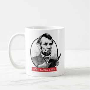 Mug Abraham Lincoln Lit Les Livres Interdits