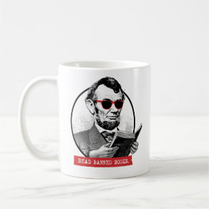 Mug Abraham Lincoln Lit Les Livres Interdits