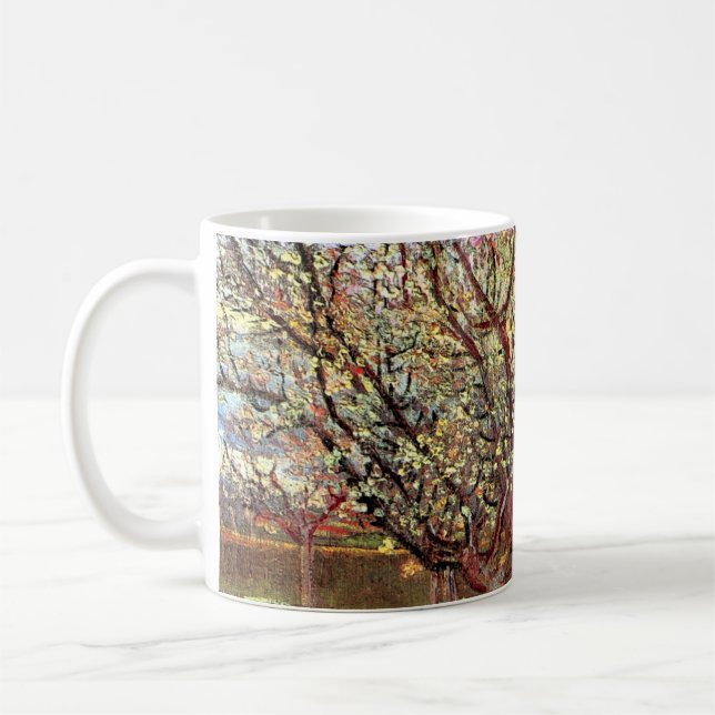 Mug Abricotiers en fleurs par Vincent van Gogh (Gauche)