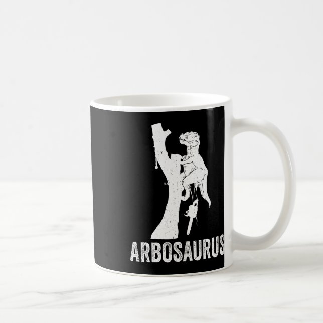 Mug Abrosaurus Arboriste Grimpeur d'arbres Coupeur d'a (Droite)