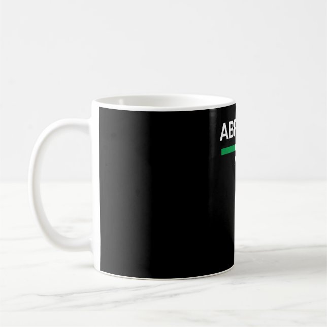 Mug Abruzzes Nom italien Famille Réunion T Italie Drap (Gauche)