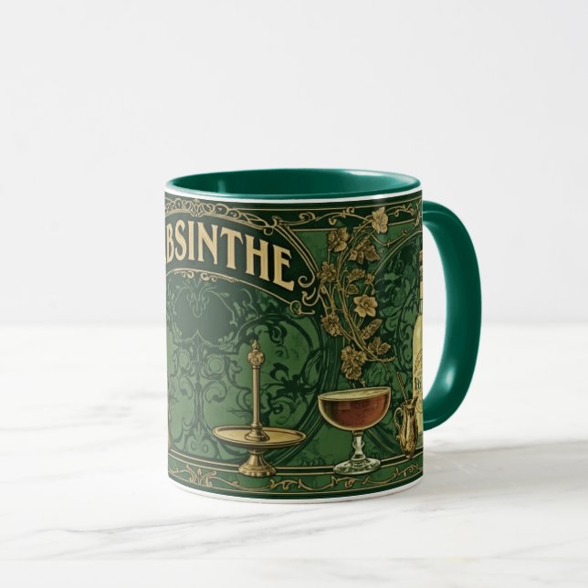 Mug Absinthe (Devant droit)