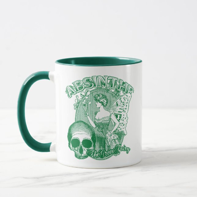 Mug Absinthe Green Fairy Lady (Gauche)