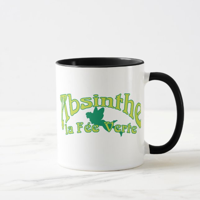 Mug Absinthe Texte La Fee Verte (Droite)
