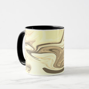 Mug Abstract elegant fluide marble liquide