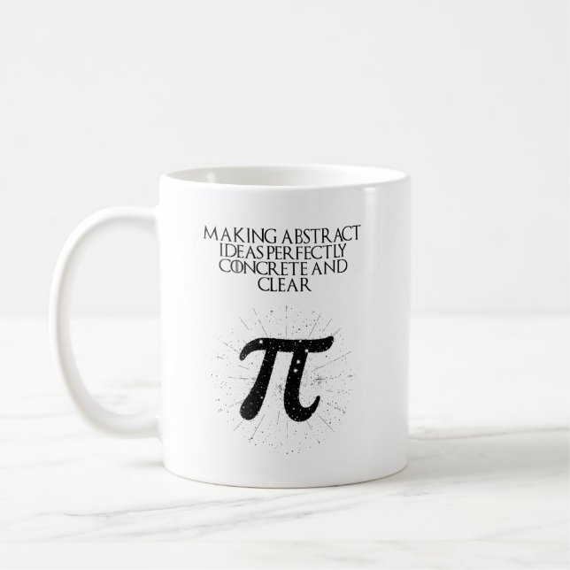 Mug Abstract Ideas Perfectly Concrete Clear Math (Gauche)