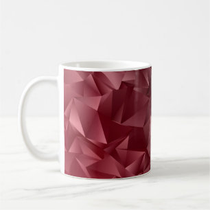 Mug Abstract Low-Poly background. triangulated texture