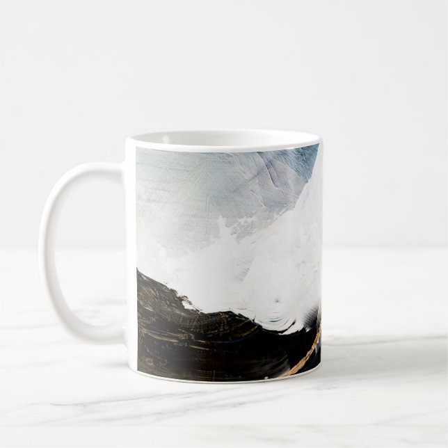 Mug Abstract oil texture background. Paint on canvas.  (Gauche)