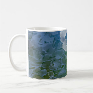 Mug Abstract painting on concrete. 2d illustration. Va