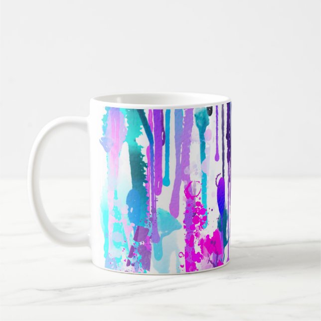 Mug Abstract Watercolor (Gauche)