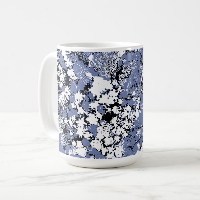 Mug Abstraction Tache Bleue (Devant gauche)