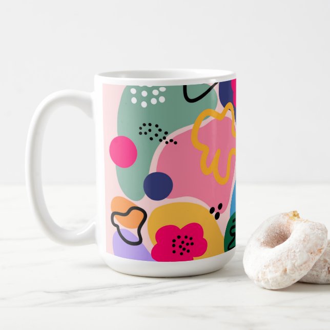 Mug Abstrait (Avec donut)