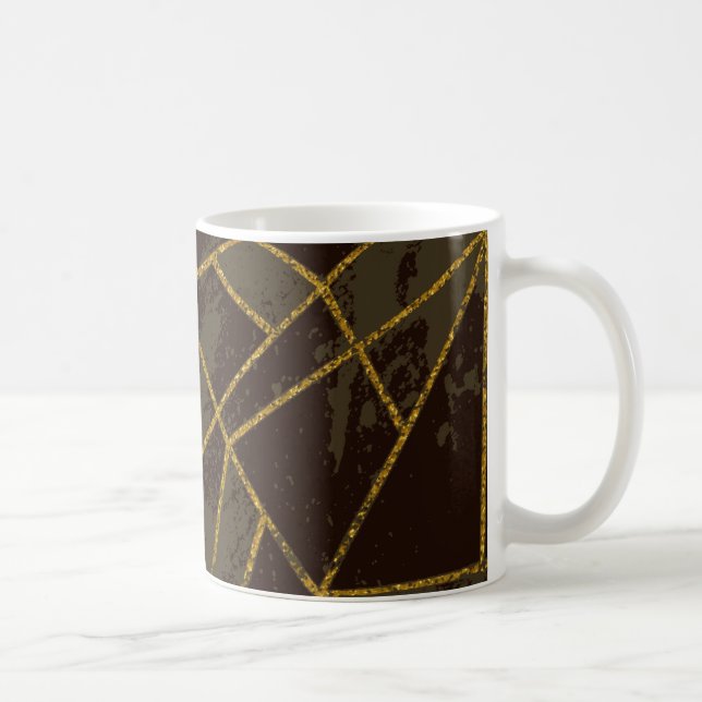 Mug Abstrait #941 Brown (Droite)