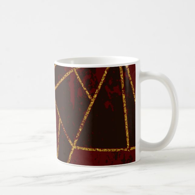 Mug Abstrait #943 Rouge (Droite)