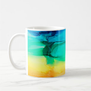 Mug Abstrait arc-en-ciel coloré arrière - plan, papier