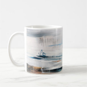 Mug Abstrait arrière - plan de peinture moderne. Conte