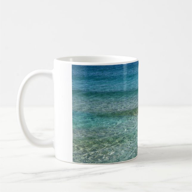 Mug Abstrait Arrière - plan de plage 42 (Gauche)