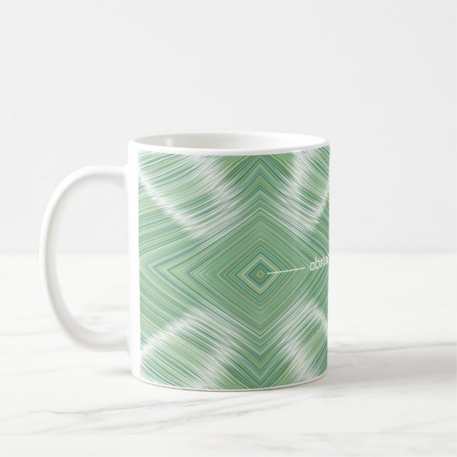 Mug Abstrait arrière - plan sans faille. Plusieurs lig (Gauche)