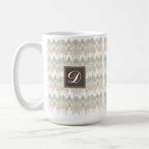 Mug Abstrait Boho Macramé Naturel Suspendu Organique