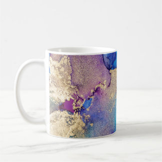 Mug Abstrait coloré : Peinture à l'huile texturée.