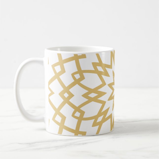 Mug Abstrait fleuri a noyé motif. illust vintage (Gauche)