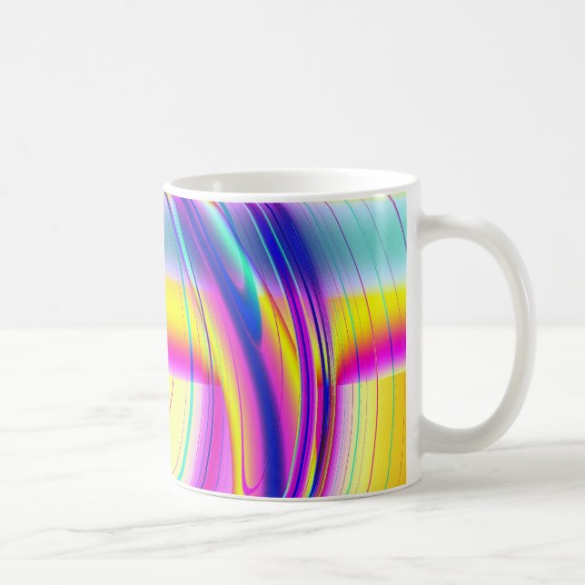 Mug Abstrait fractal 061012f (Droite)