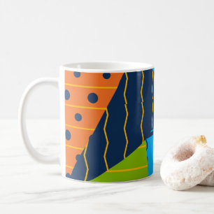 Mug Abstrait Géométrique Audacieux