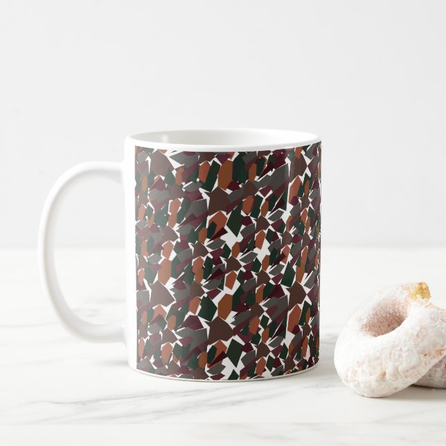 Mug Abstrait Géométrique Moderne (Avec donut)