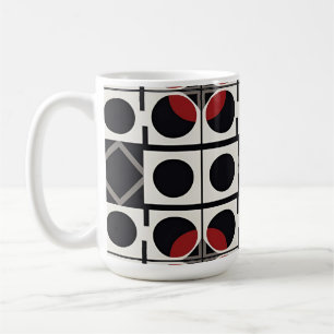 Mug Abstrait Géométrique Moderne Avec Cercles