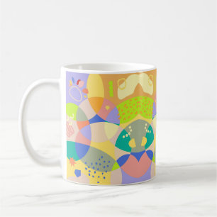 Mug Abstrait géométrique moderne coloré