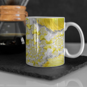 Mug Abstrait Gold Fractal