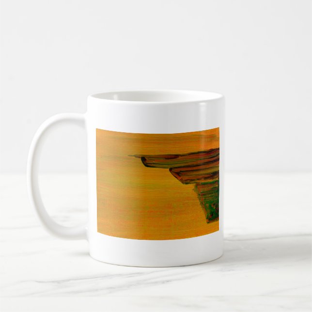 Mug Abstrait jaune (Gauche)