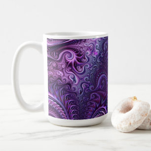 Mug Abstrait Lilac coloré et violet Motif spiral