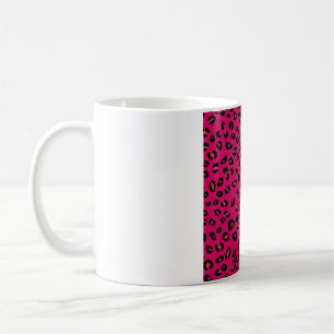 Mug Abstrait moderne léopard sans couture motif. Anima