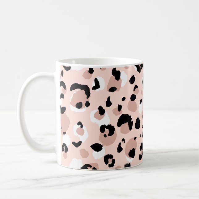 Mug Abstrait moderne léopard sans couture motif. Anima (Gauche)