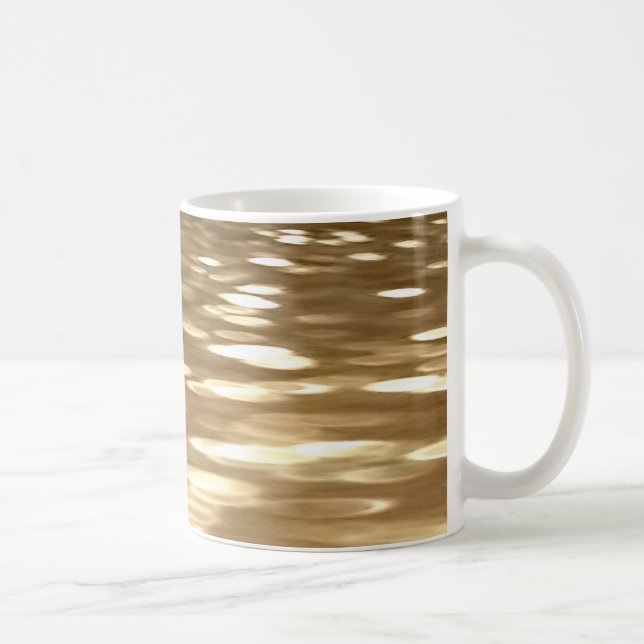 Mug Abstrait n° 3 : Mélangeur d'or (Droite)
