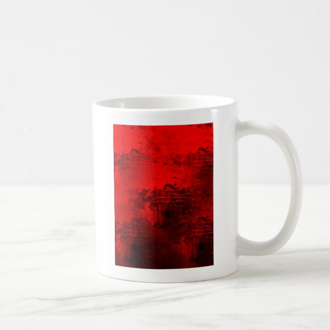 Mug Abstrait rouge (Droite)
