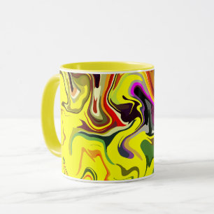 Mug Abstrait souffle de couleurs vives