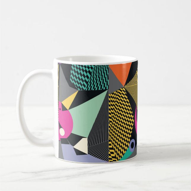 Mug Abstrait triangles modernes arrière - plan motif i (Gauche)