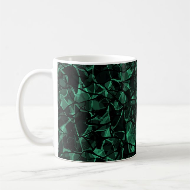 Mug abstrait vert (Gauche)